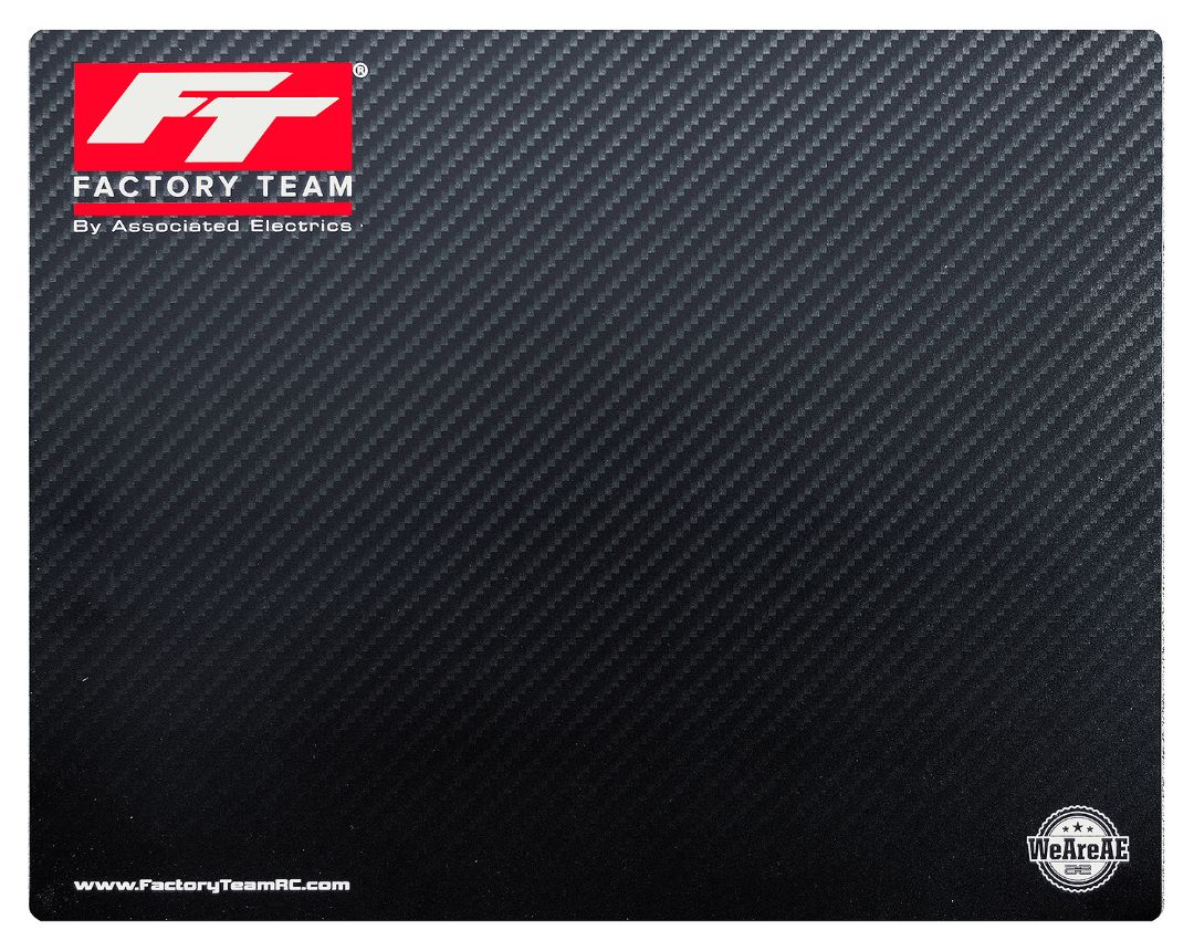 Team Associated Factory Team Carbon Fiber Countertop/Setup Mat - Click Image to Close