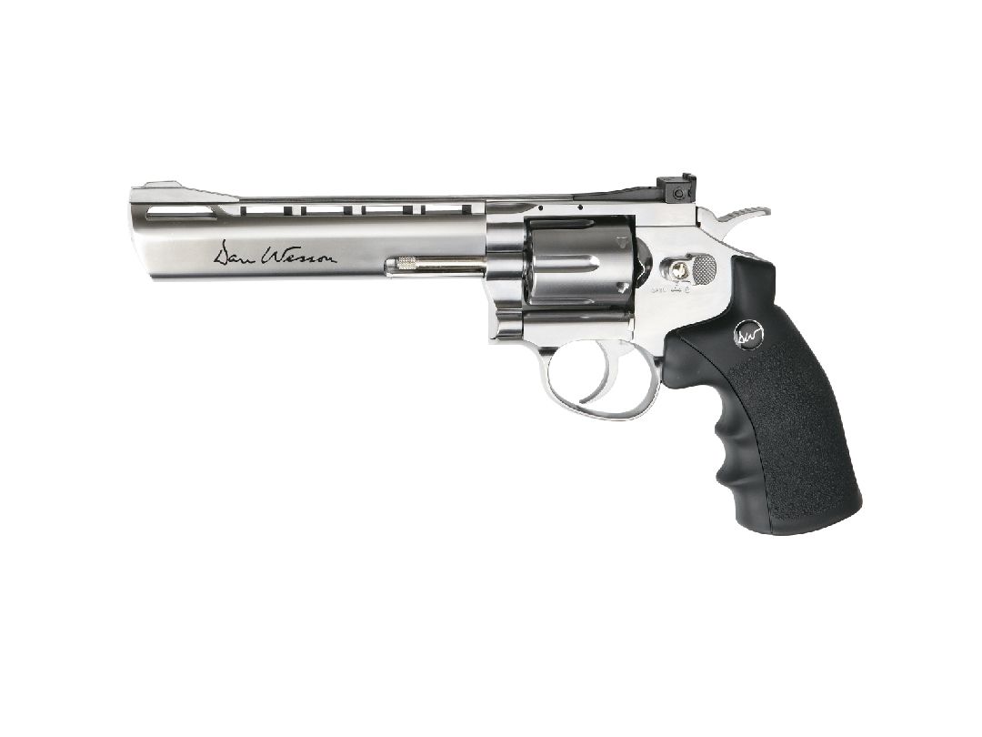 ASG Dan Wesson 6" Silverver CO2 Handgun - Silverver/chrome