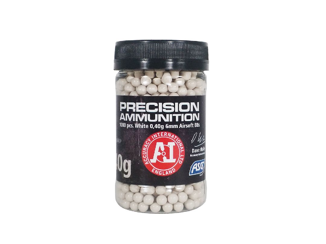 ASG BB's .40g Bottle (1000 ct) - White