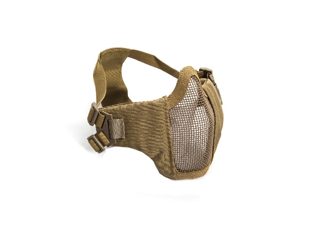 ASG Mesh Mask, Cheek Pad, Metal Front, Lower Half - Tan