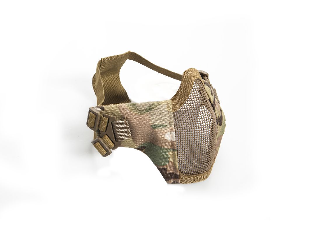 ASG Mesh Mask, Cheek Pad, Metal Front, Lower Half - Multicam