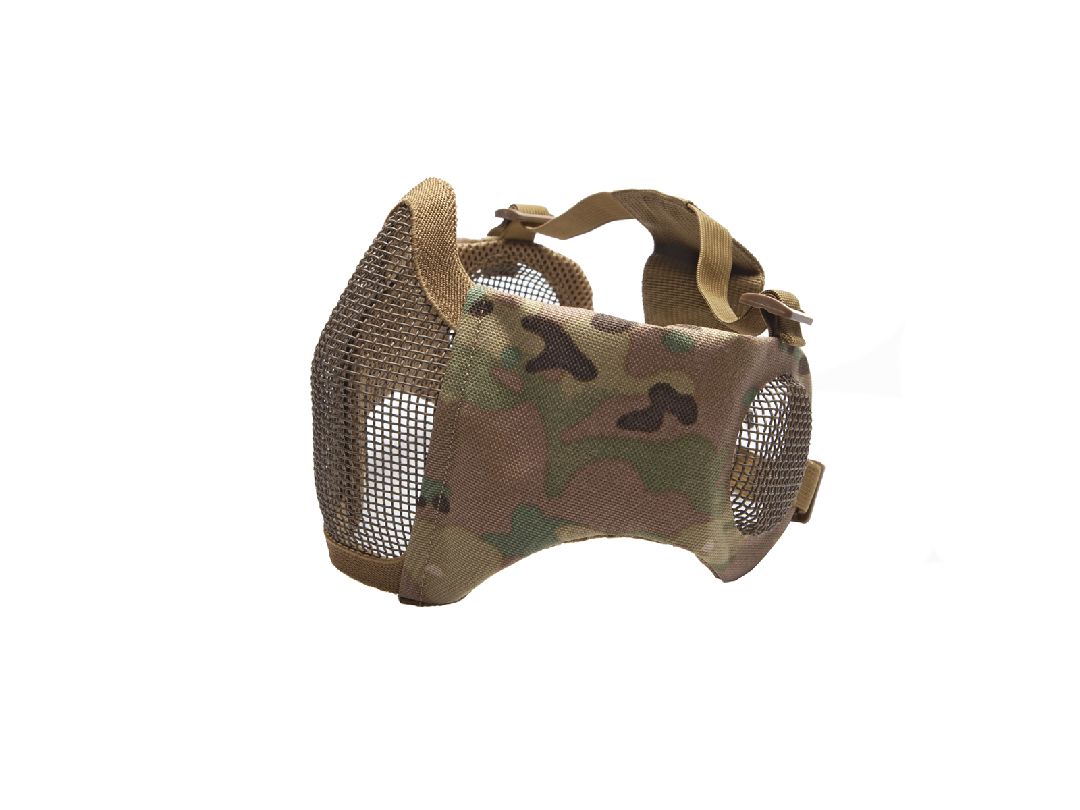 ASG Mesh Mask, Ear Protection, Metal, Lower Half - Multicam