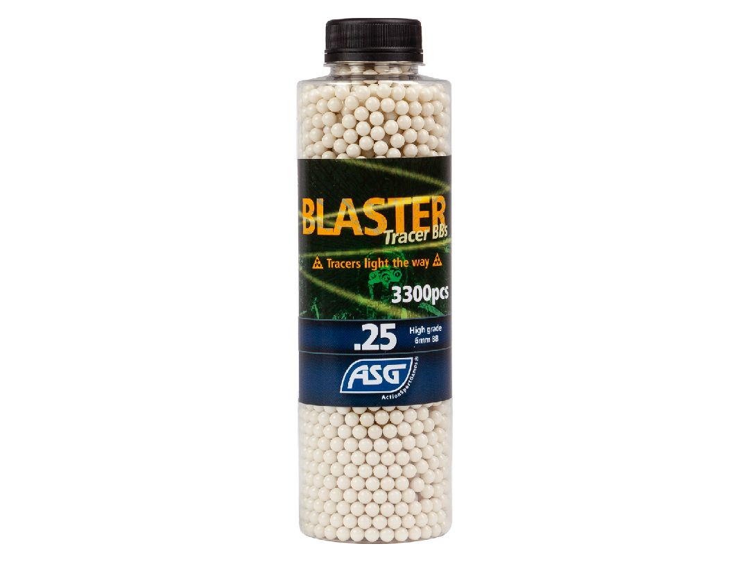 ASG Blaster Tracer BB's .25g (3300 ct) - Green