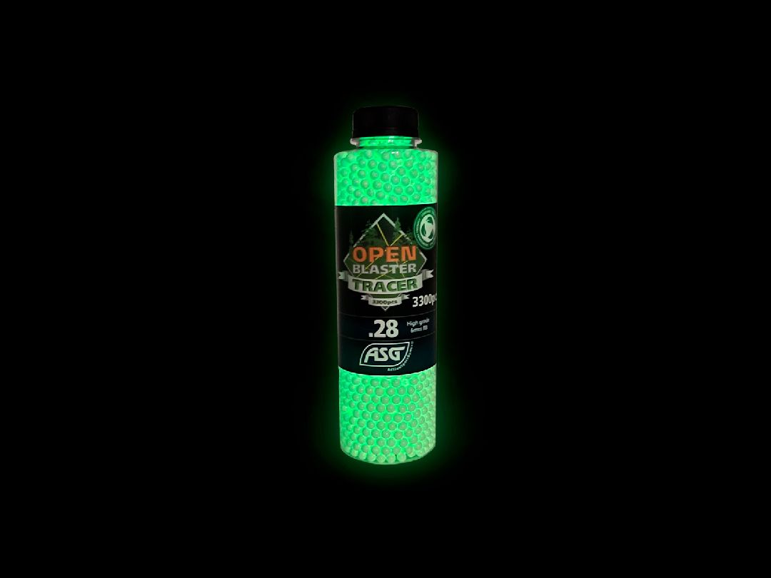 ASG Blaster Tracer BB's .28g (3300 ct) - Green