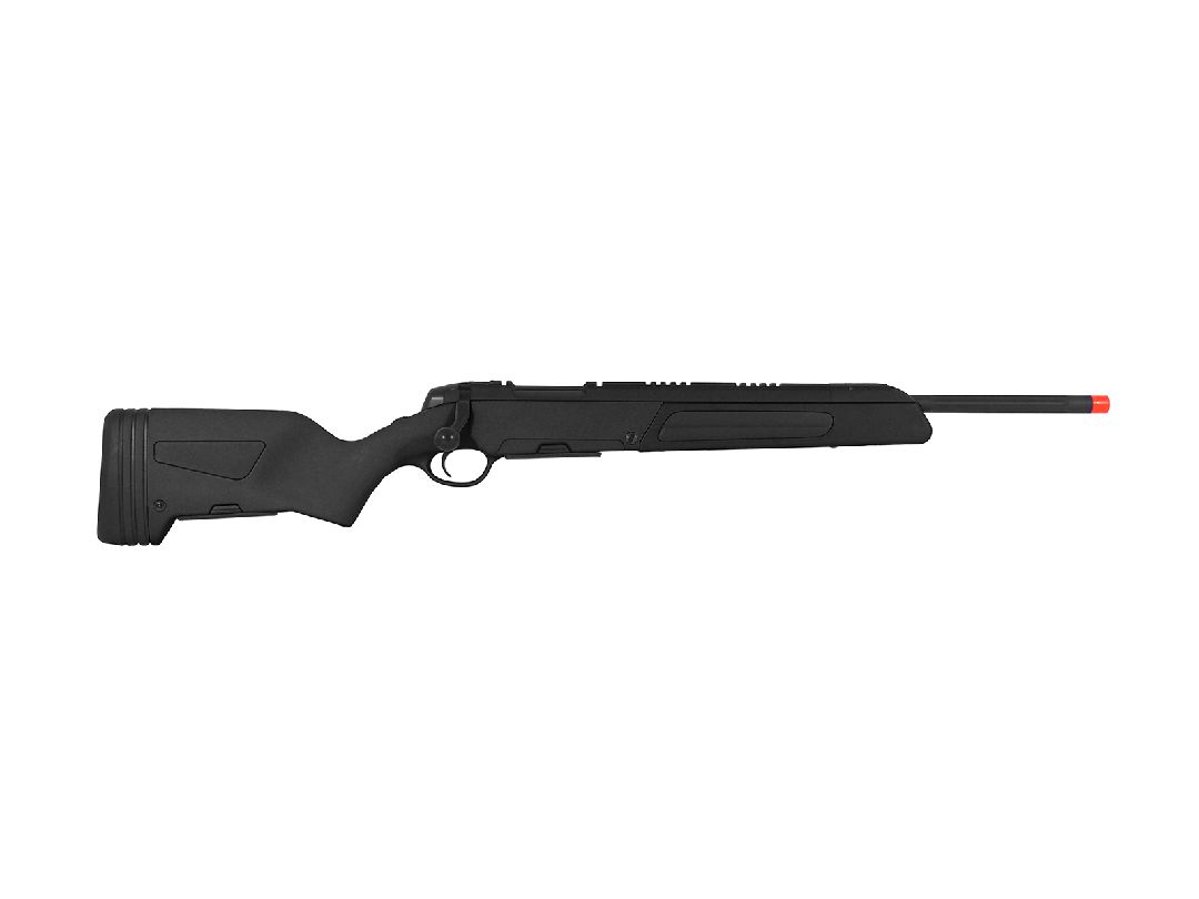 ASG Sniper Rifle, Steyr Scout, Spring, Black