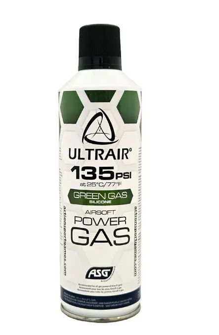 ASG Ultrair PowerGas, 8.5 oz bottle, with silicone - 24 Pack