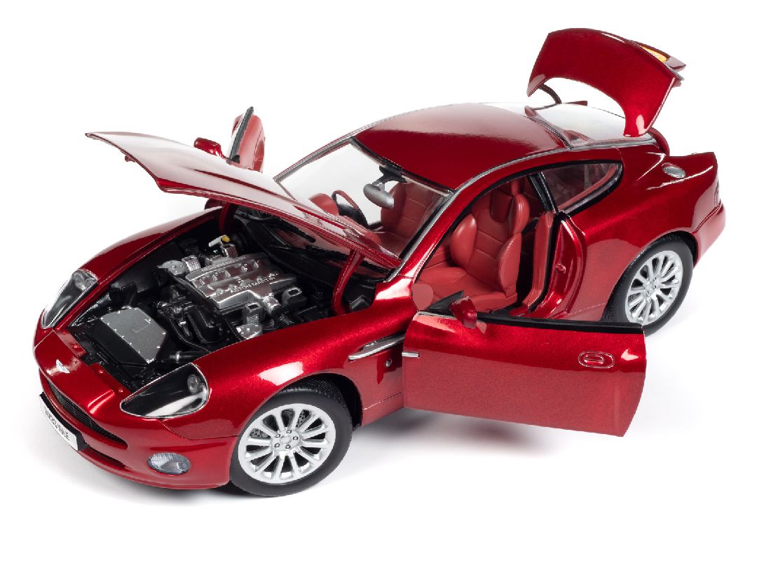 Auto World 1/18 2005 Aston Martin V12 Vanquish S - Toro Red Mica