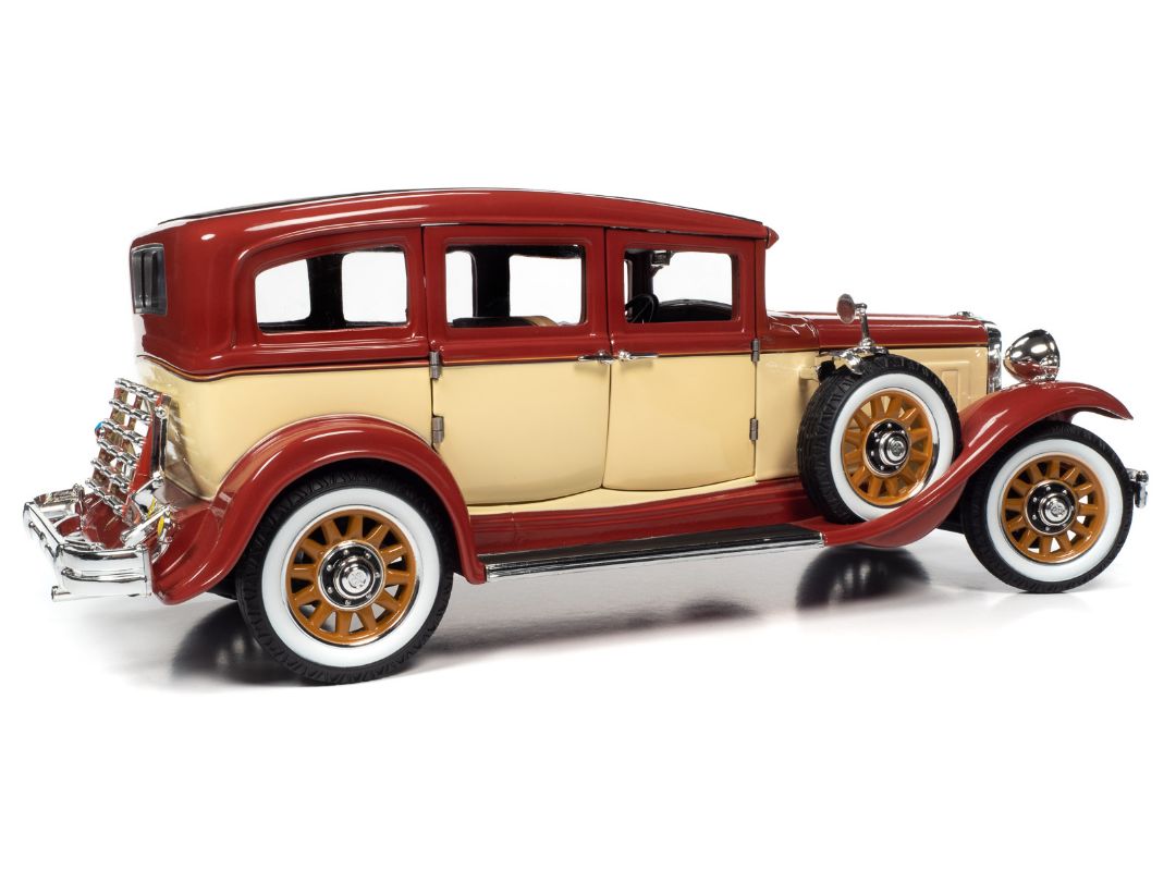 Auto World 1/18 1931 Peerless Master 8 Sedan - Maroon & Cream