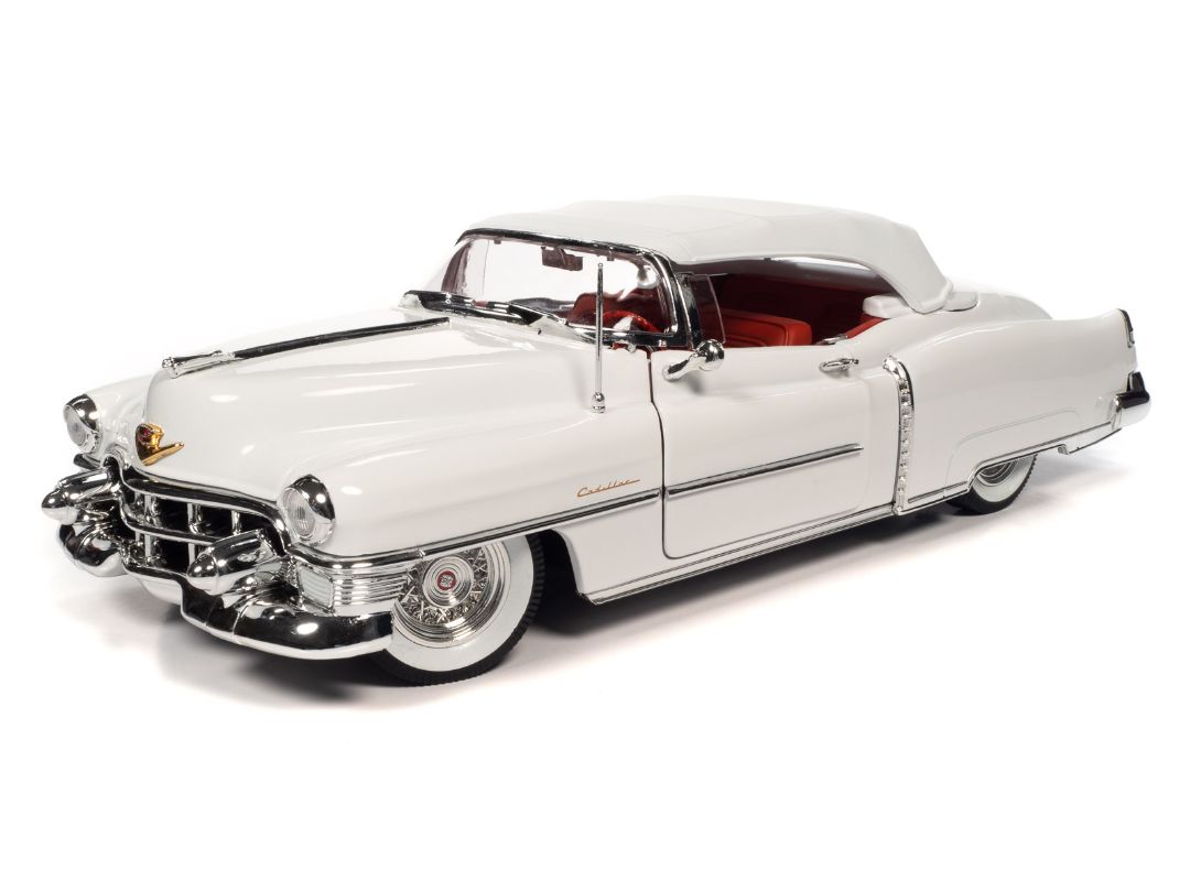 Auto World 1/18 1953 Cadillac Eldorado Convertible Alpine White - Click Image to Close