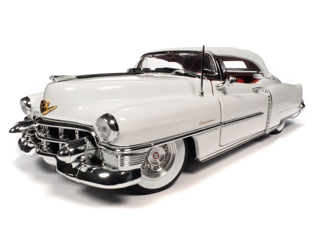 Auto World 1/18 1953 Cadillac Eldorado Convertible Alpine White - Click Image to Close