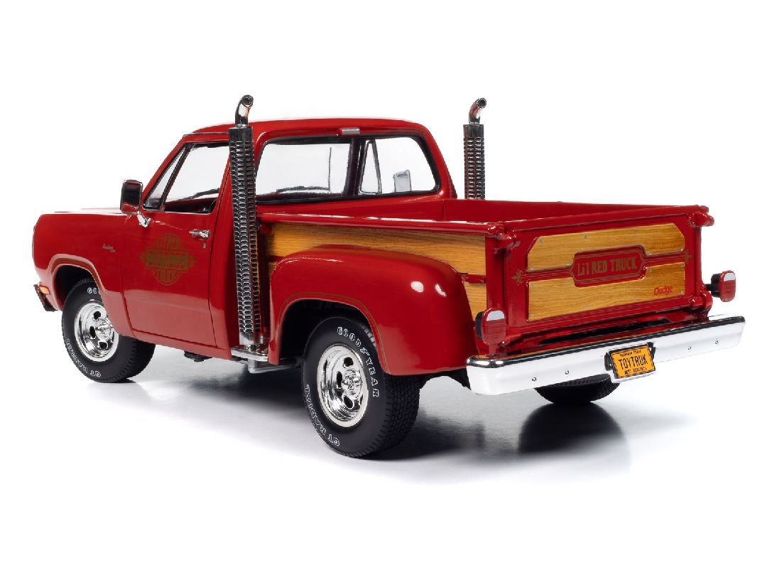 Auto World 1/18 1979 Dodge Ut-Line Pickup L'il Red Truck