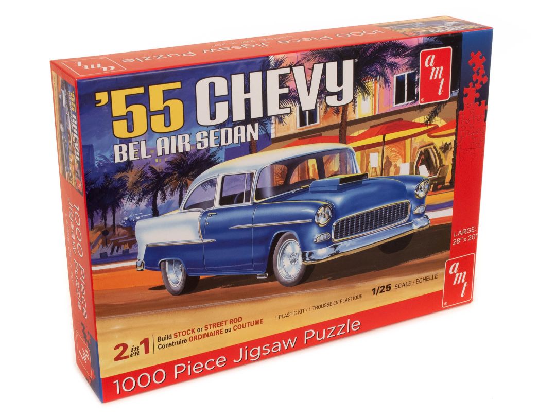 AMT 1955 Chevy Bel Air Sedan 1,000 pc Jigsaw Puzzle