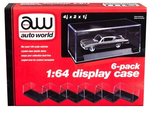 Auto World Display Case (6 Pack) 4.25x2x1.875