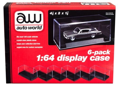 Auto World Display Case (6 Pack) 4.25x2x1.875 - Click Image to Close