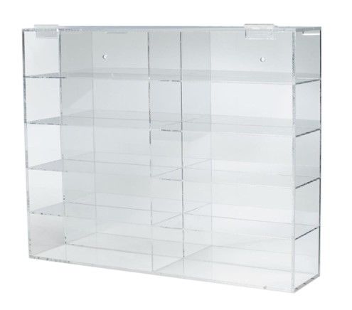 Auto World Ten-Car Acrylic Display Case with Mirror Back