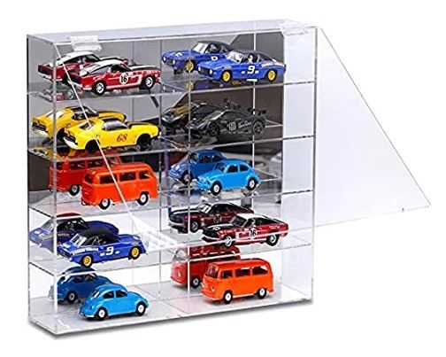 Auto World Ten-Car Acrylic Display Case with Mirror Back - Click Image to Close