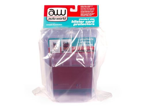 Auto World Standard Size Blister Card Protector (6 Pack)