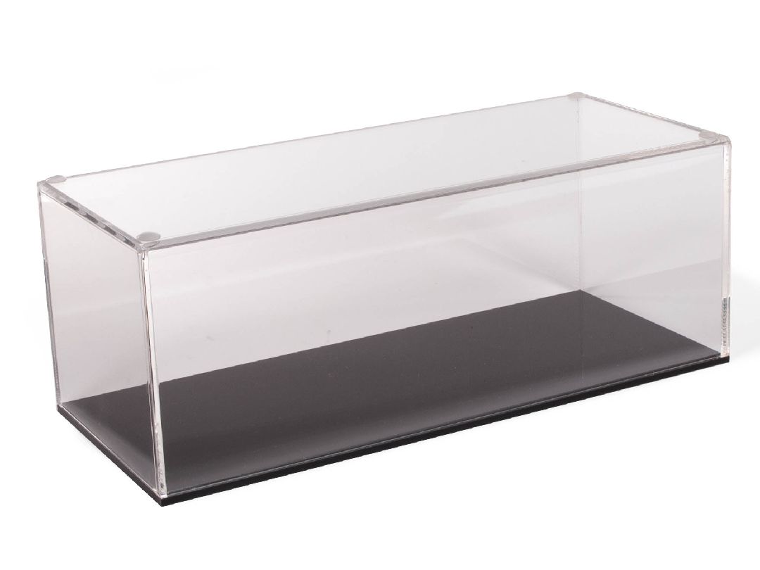 Auto World 1/24 Acrylic Display Case - Clear With Black Base