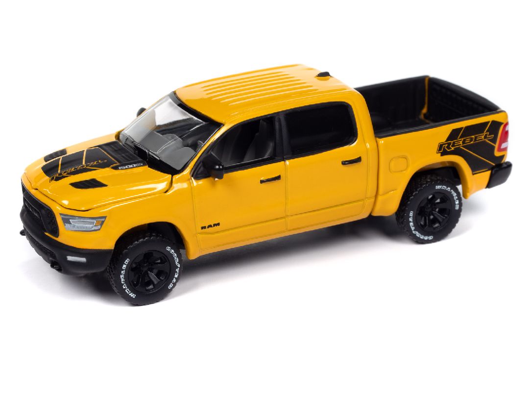 Auto World 1/64 2023 Dodge Ram Rebel Havoc - Baja Yellow (6) - Click Image to Close