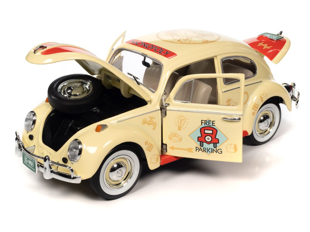 Auto World 1/18 1963 Volkswagen Beetle Monopoly Free Parking
