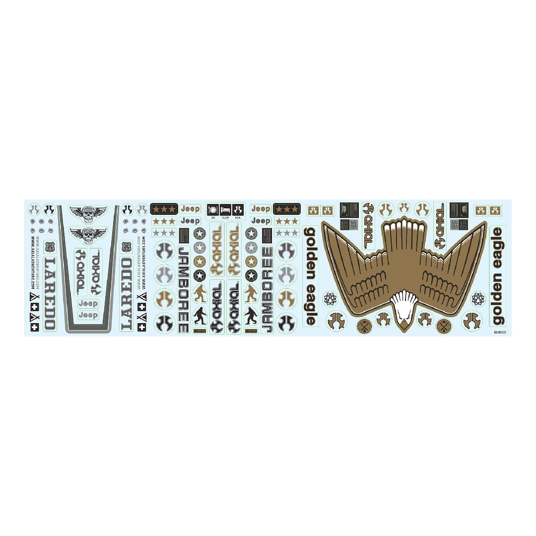 Axial Jeep Heritage Decal Sheet
