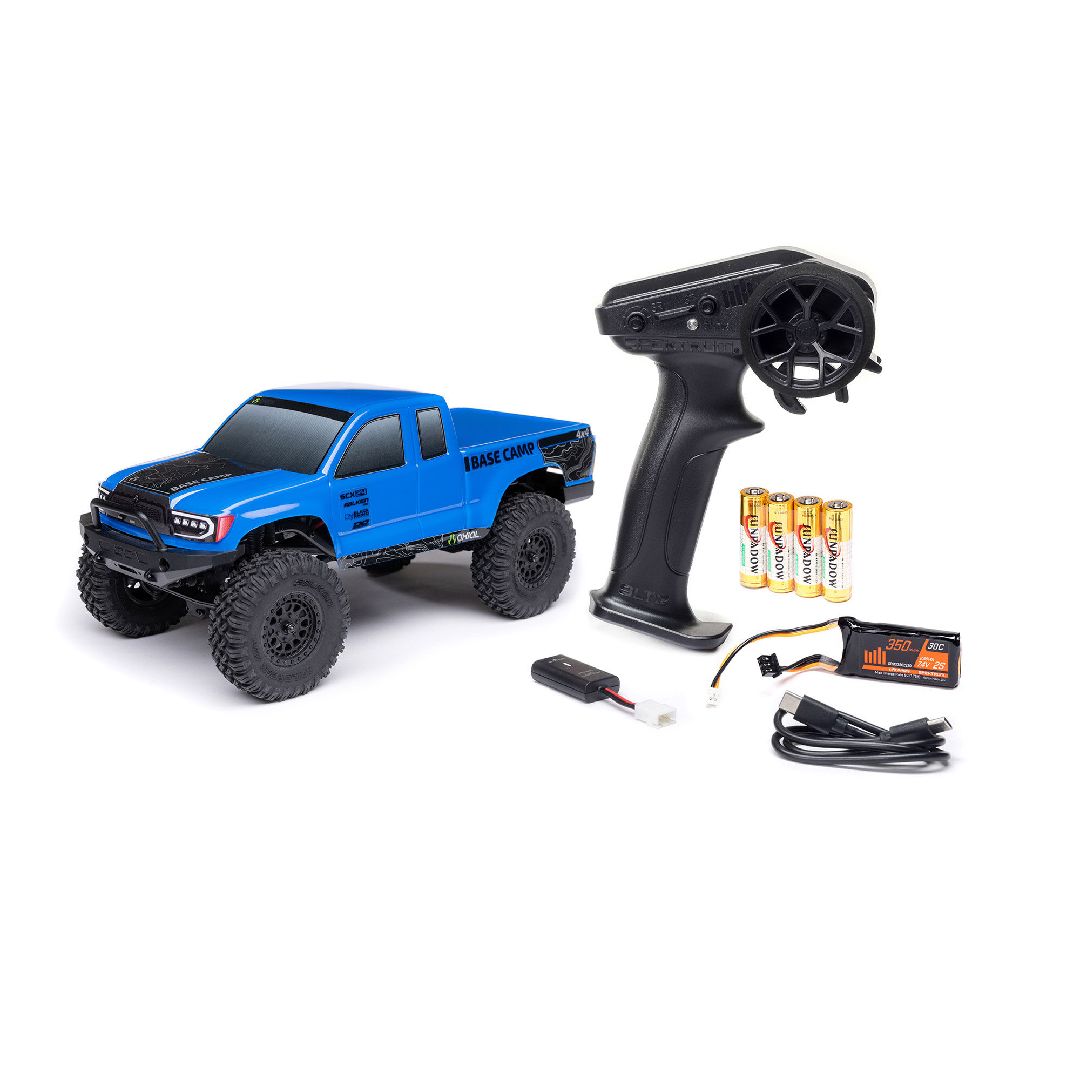 Axial 1/24 SCX24 Base Camp 4x4 RTR - Blue