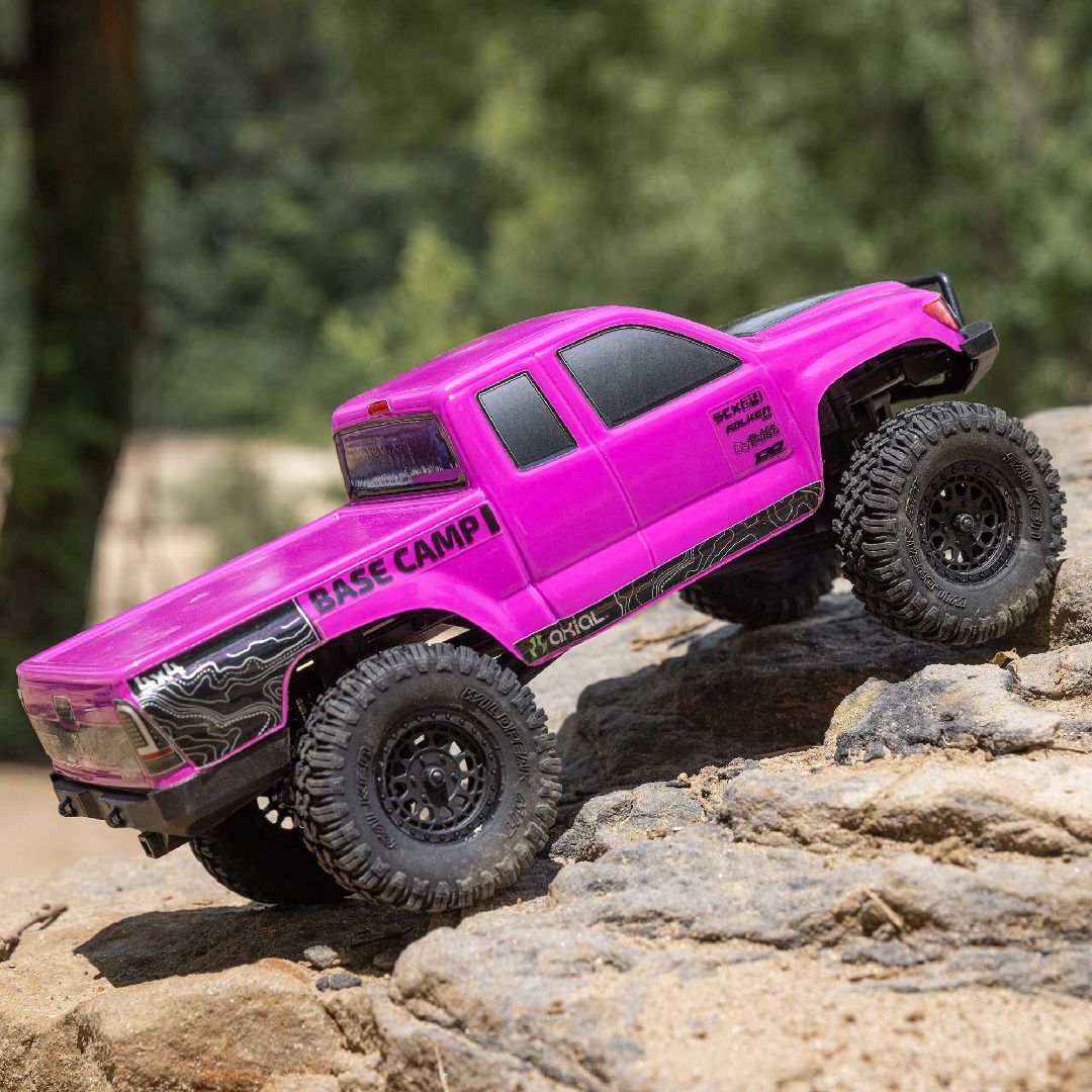 Axial 1/24 SCX24 Base Camp 4x4 RTR - Pink