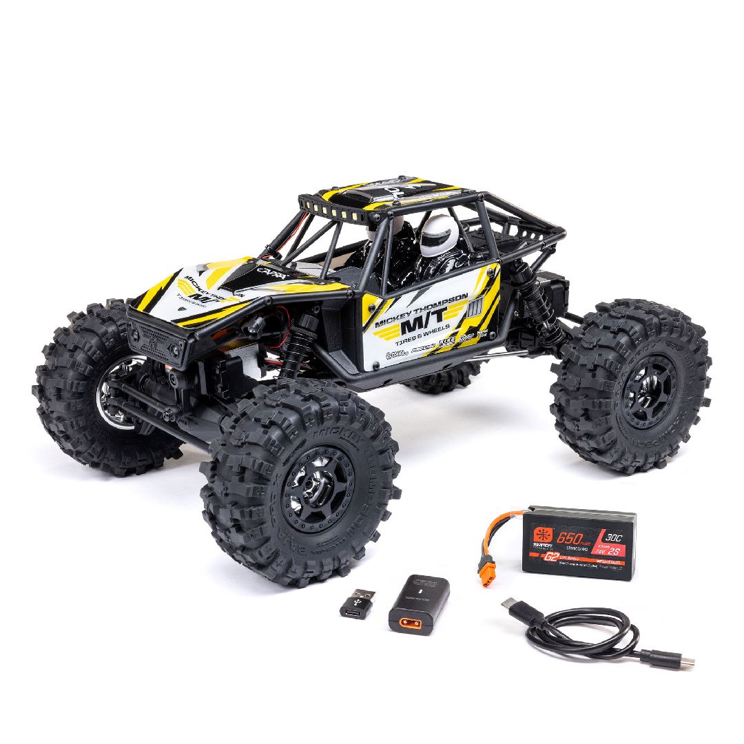 Axial 1/18 UTB18 Capra 4WS 4x4 RTR (Battery & Charger Included) - Yellow