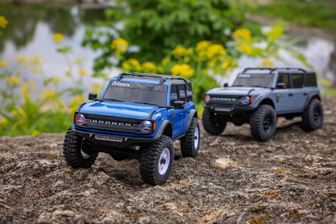 Axial 1/30 SCX30 Ford Bronco Brushed 4x4 RTR (B&C Incl) - Blue