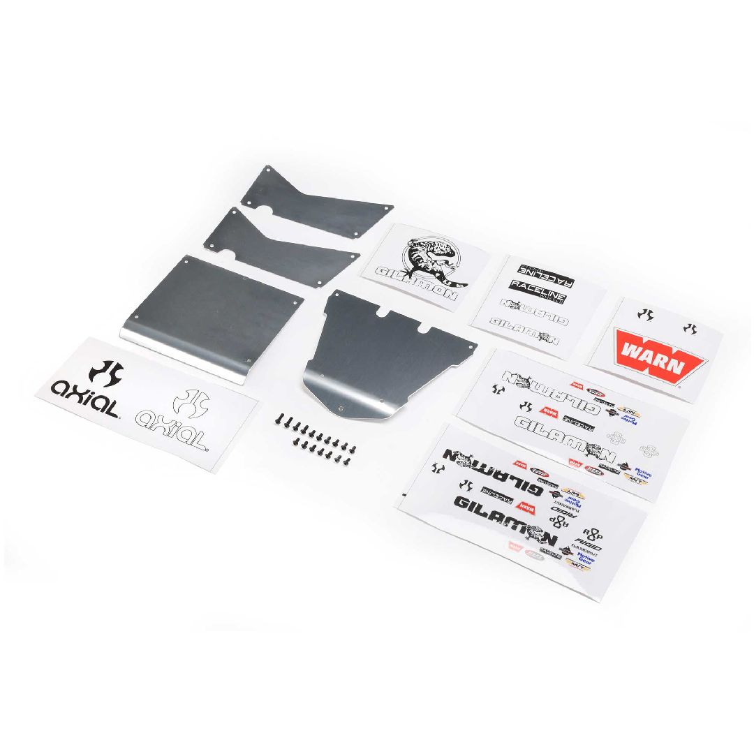 Axial Body Panel Set, Aluminum: Gilamon AXP8