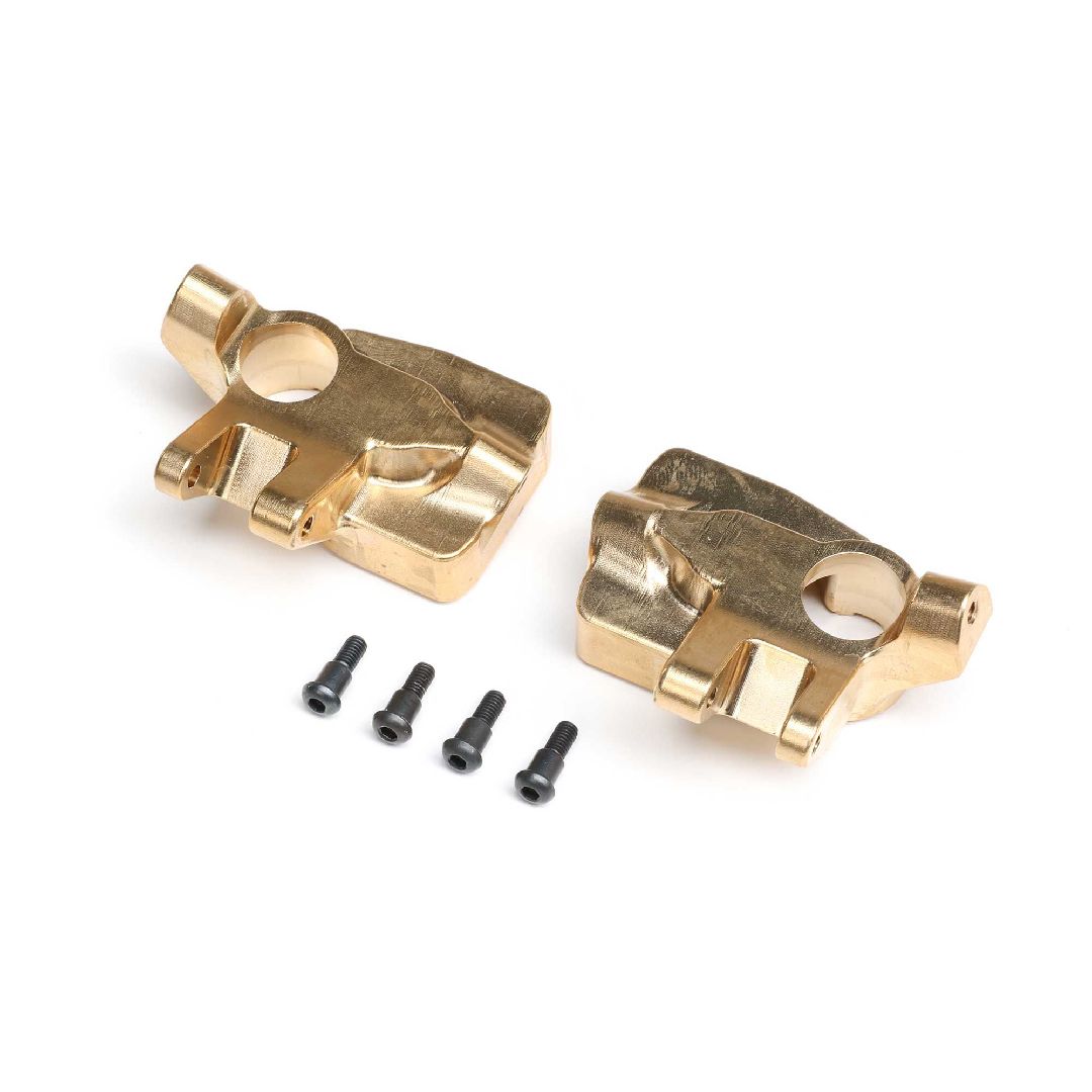 Axial Portal Knuckles (L/R), Brass (69.5g ea), AF16P: AXP8