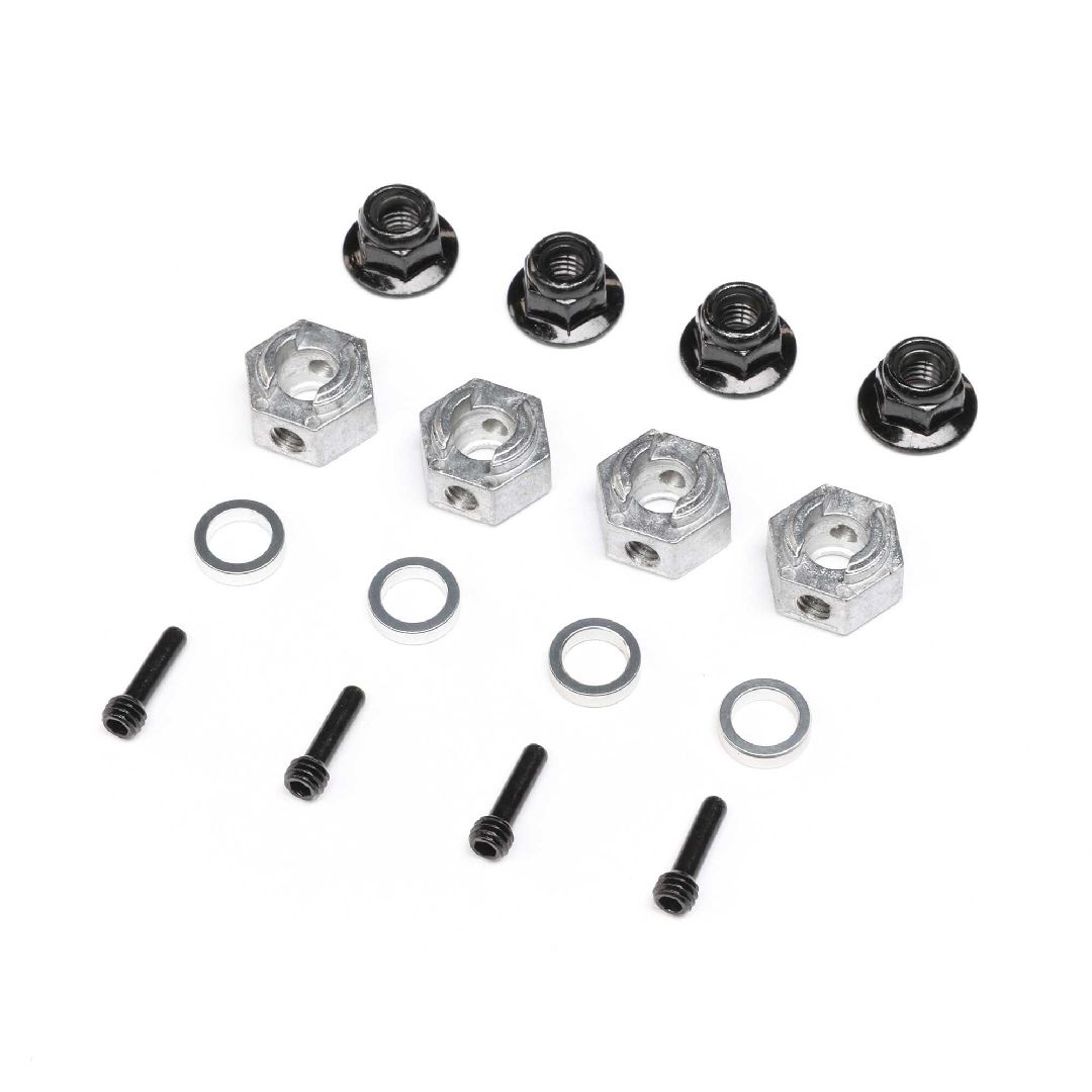 Axial 12mm Hex Hub Set (4): AXP8