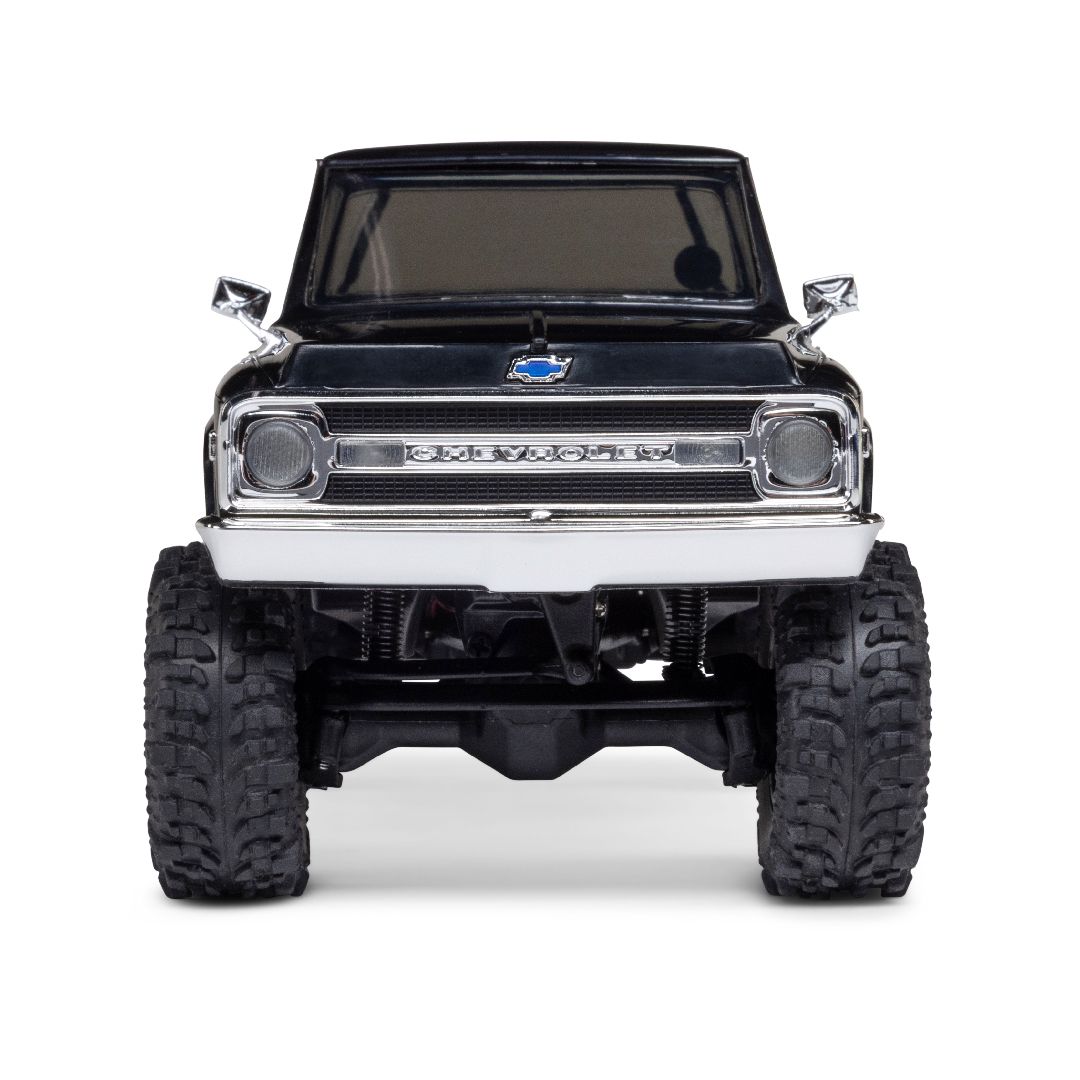 Axial 1/30 SCX30 Chevrolet K10 Brushed 4x4 RTR (B&C Incl) Black - Click Image to Close