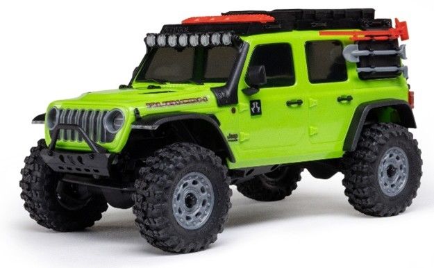 Axial 1/30 SCX30 Jeep Wrangler JLU Brushed 4x4 RTR B&C Incl GRN