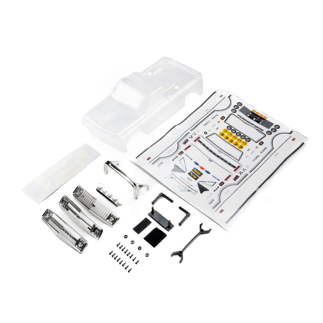 Axial Chevy C10 Body, '67-'72, Clear Precut: SCX24