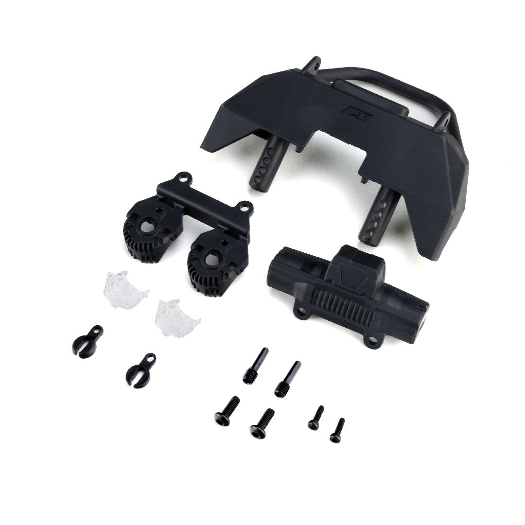 Axial SCX10 III Jeep JT Front Bumper Set - Black