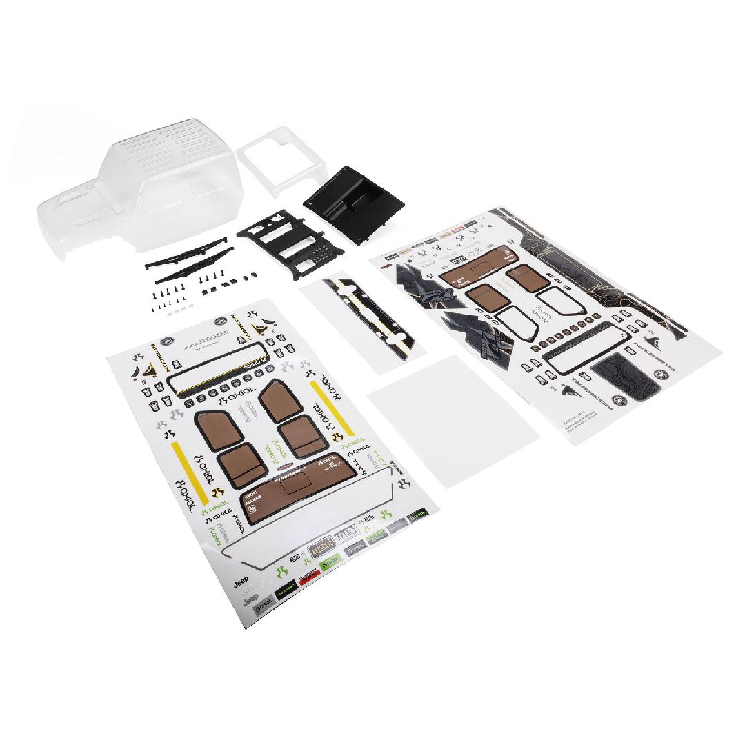 Axial SCX10 III Jeep JT Gladiator Body Set - Clear