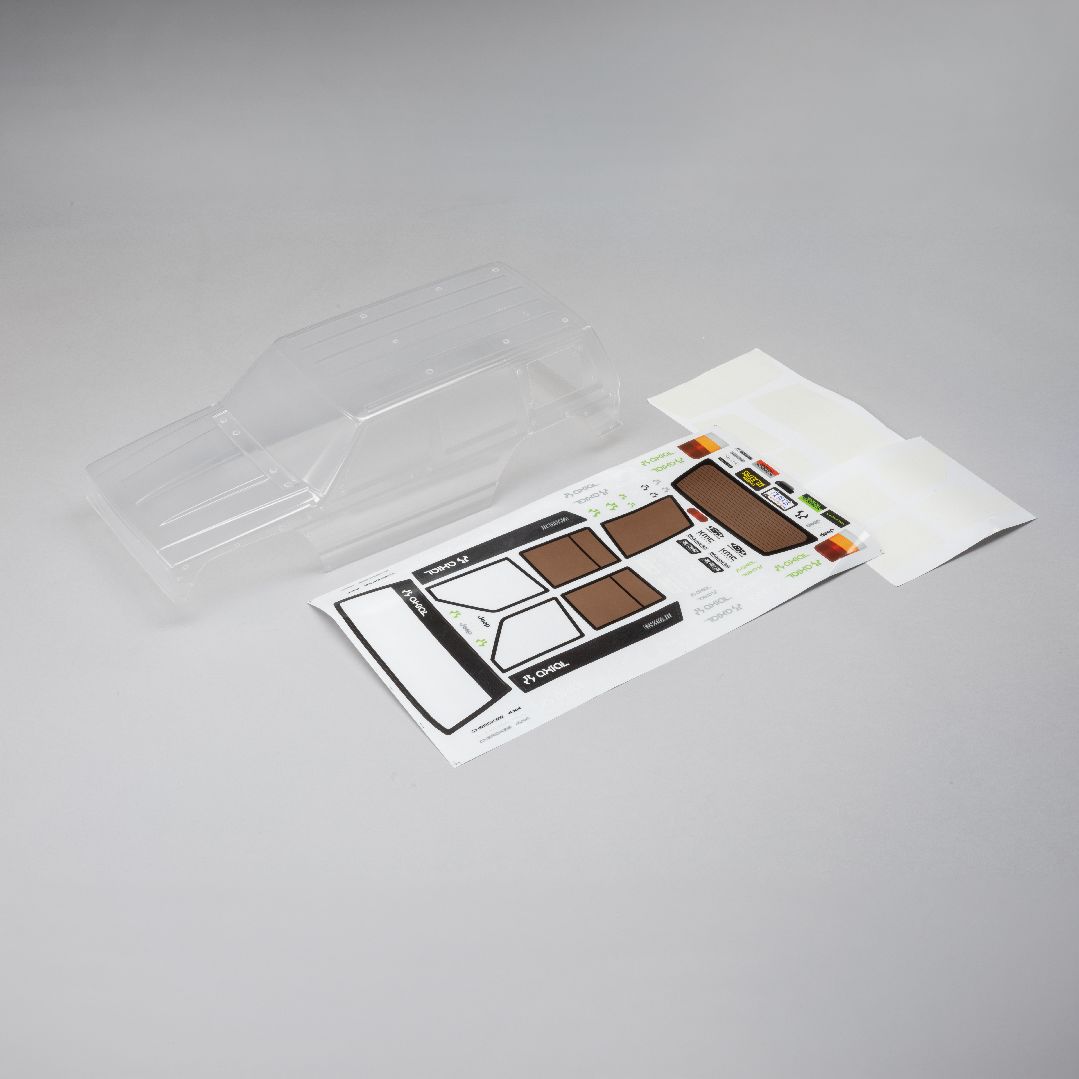 Axial Body & Decal Set Clear: SCX10 III XJ