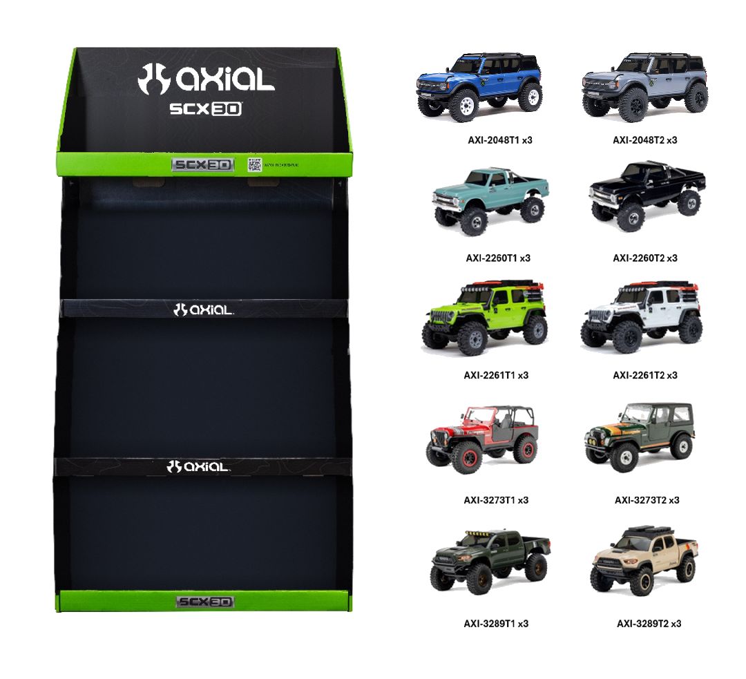 Axial SCX30 Limited Bundle (1x Free SCX30 Display + 30x SCX30S)
