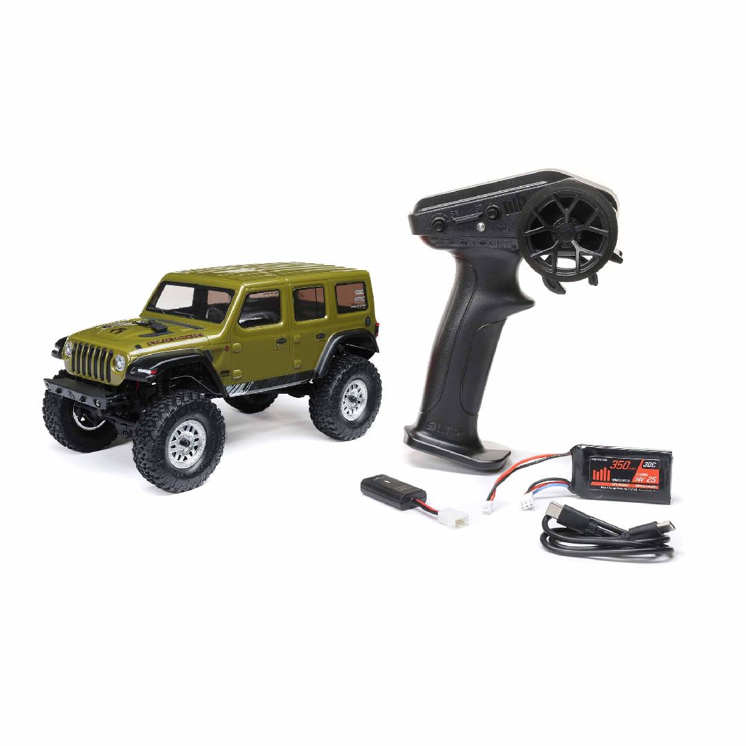Axial 1/24 SCX24 2019 Jeep Wrangler JLU CRC 4x4 RTR -Green