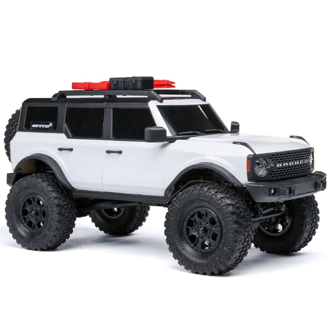 Axial 1/24 SCX24 Ford Bronco 4x4 RTR - White - Click Image to Close