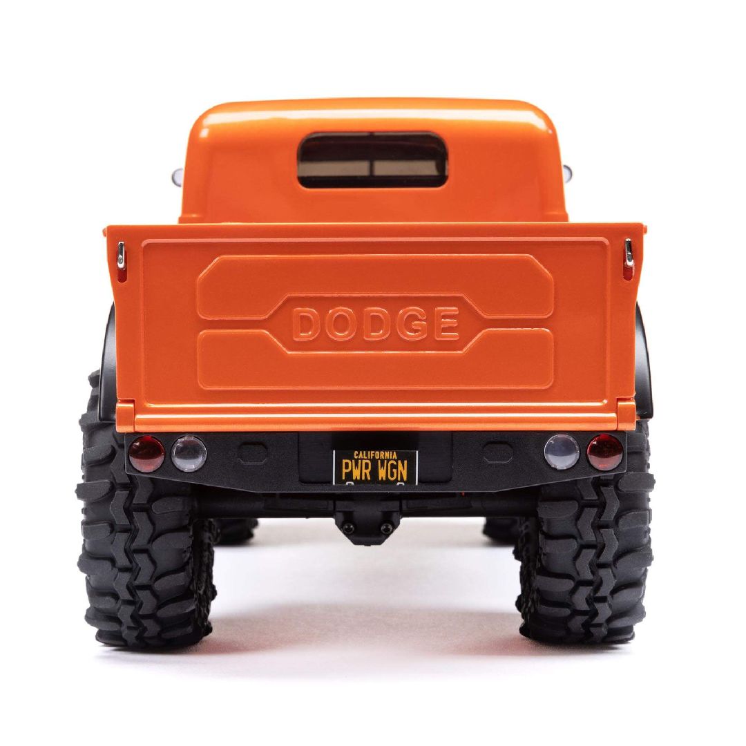 Axial 1/24 SCX24 1940s 4 Door Dodge Power Wagon 4x4 RTR - Orange - Click Image to Close