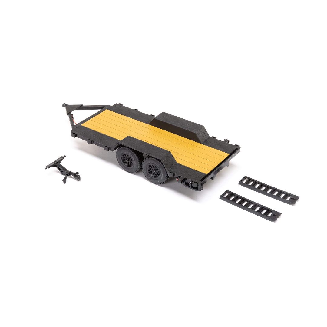 Axial 1/24 Flat Bed Vehicle Trailer with LED Taillights