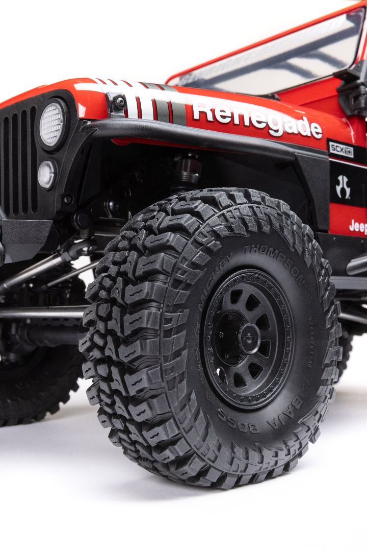 Axial 1/10 SCX10 III Jeep CJ-7 4X4 RTR Brushed Crawler - Red