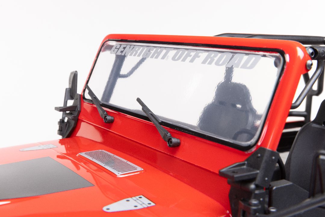 Axial 1/10 SCX10 III Jeep CJ-7 4X4 RTR Brushed Crawler - Red