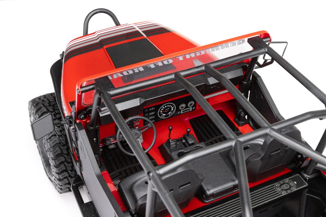 Axial 1/10 SCX10 III Jeep CJ-7 4X4 RTR Brushed Crawler - Red