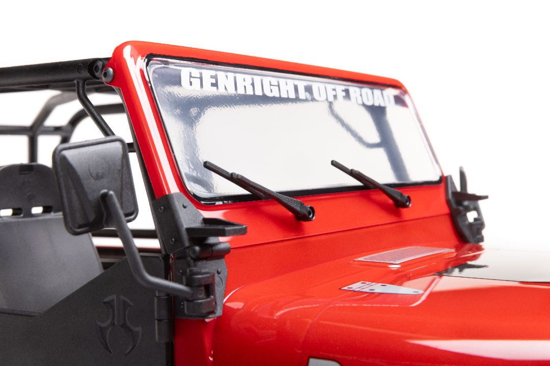 Axial 1/10 SCX10 III Jeep CJ-7 4X4 RTR Brushed Crawler - Red