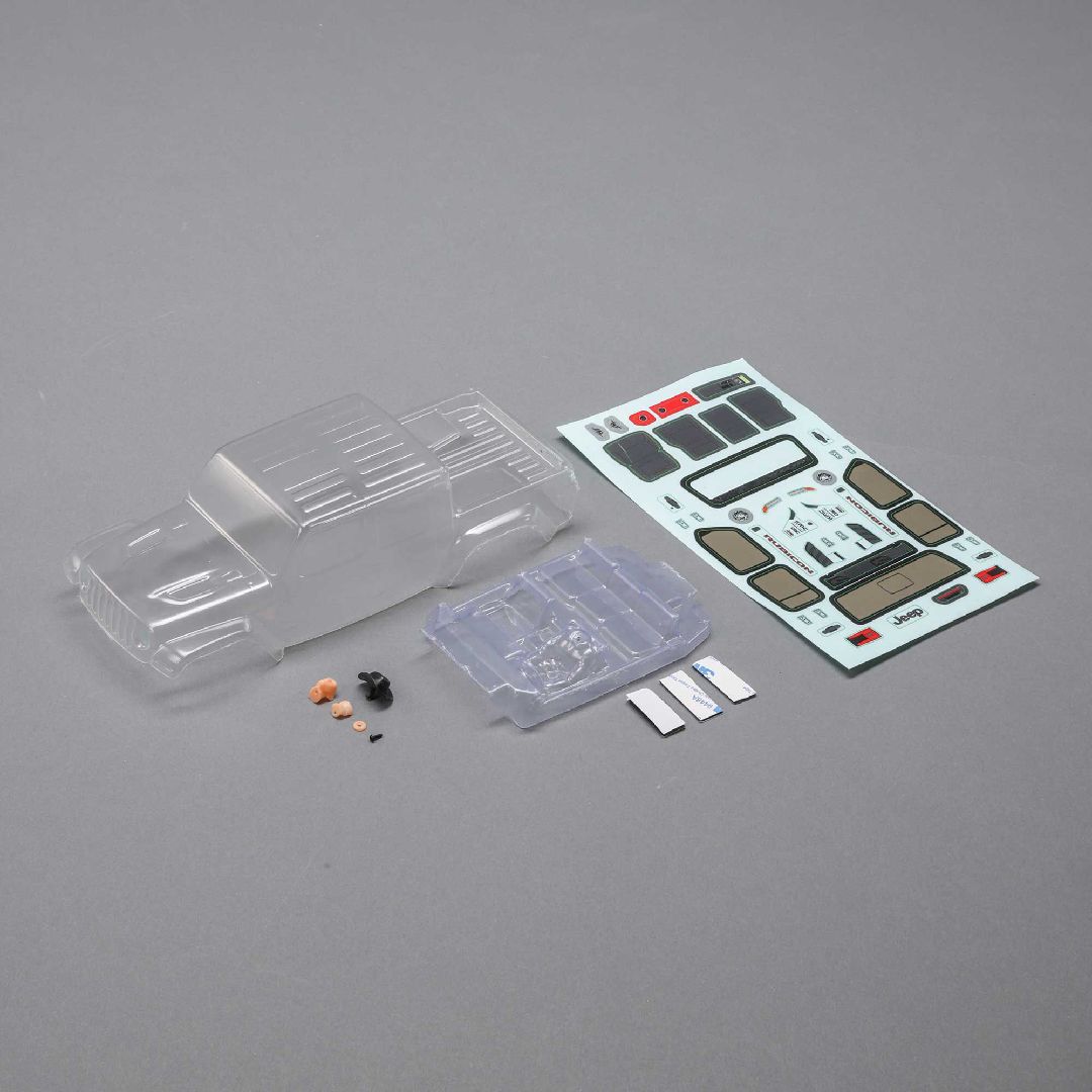 Axial Jeep JT Gladiator Body Set, Clear:SCX24