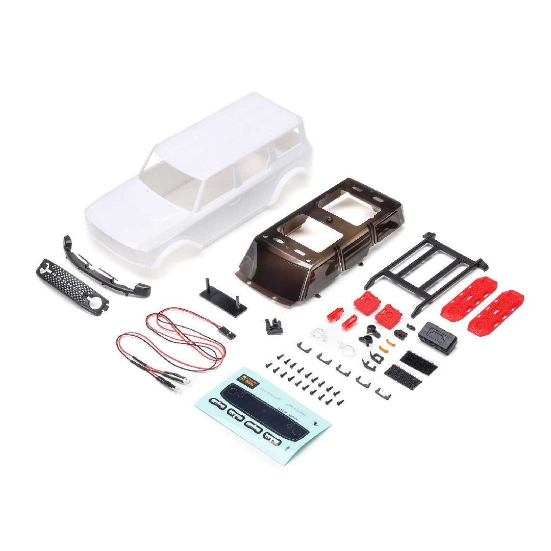 Axial Ford Bronco Body, White: SCX24