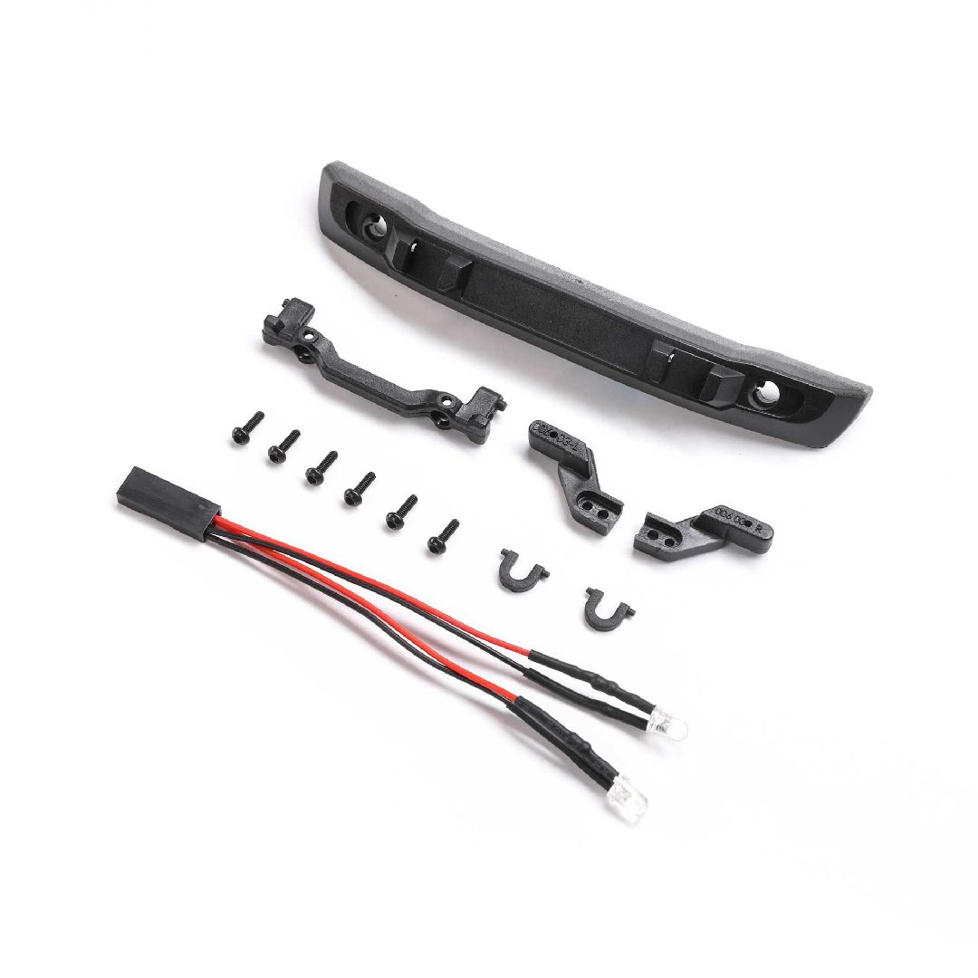 Axial Front Bumper w/LED: SCX24 Bronco